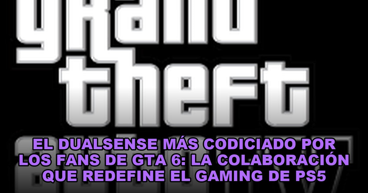 El DualSense más codiciado por los fans de GTA 6: la colaboración que redefine el gaming de PS5