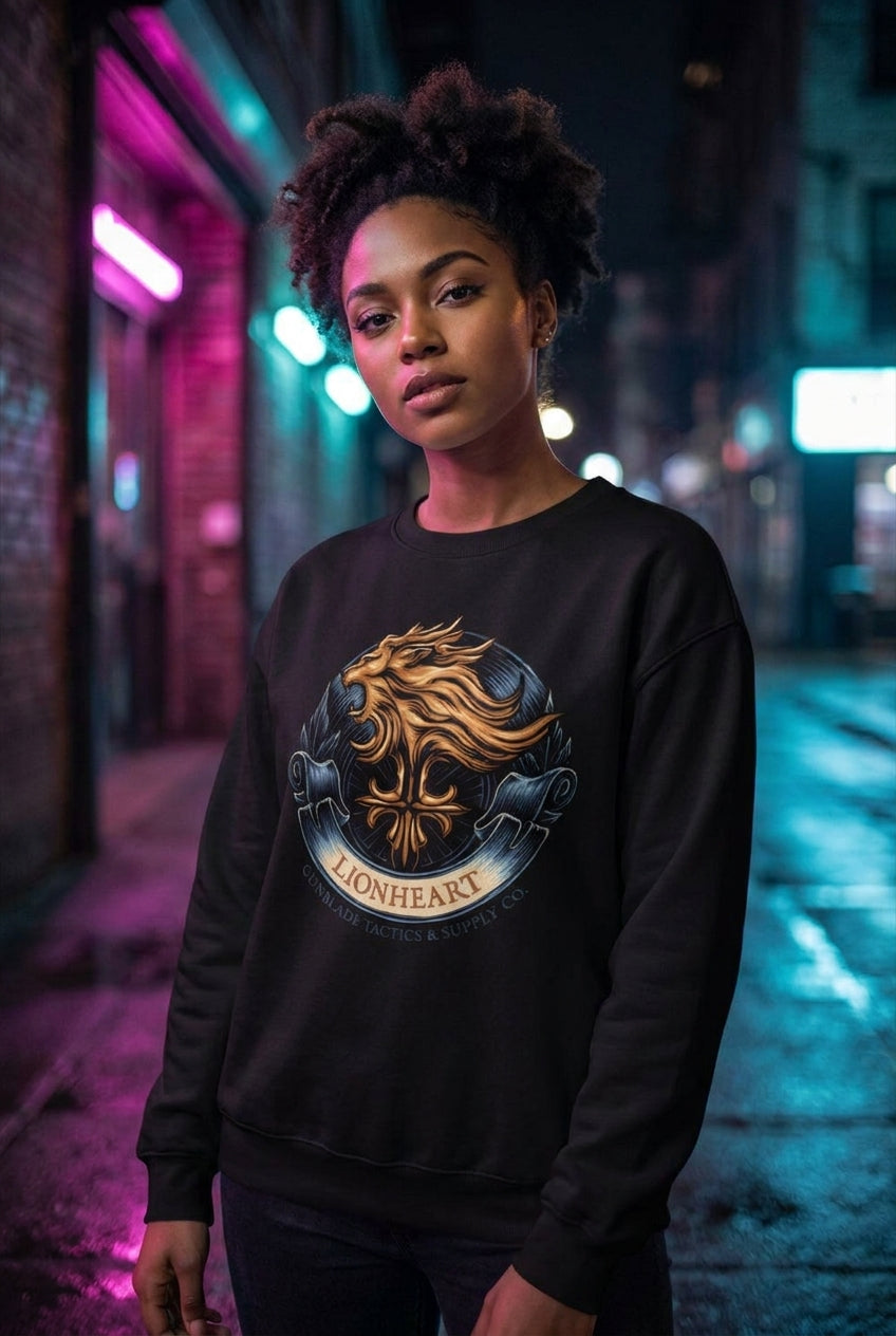 Mujer en sueter Final Fantasy Lionheart Gunblade streetwear urbano | Algoritmo