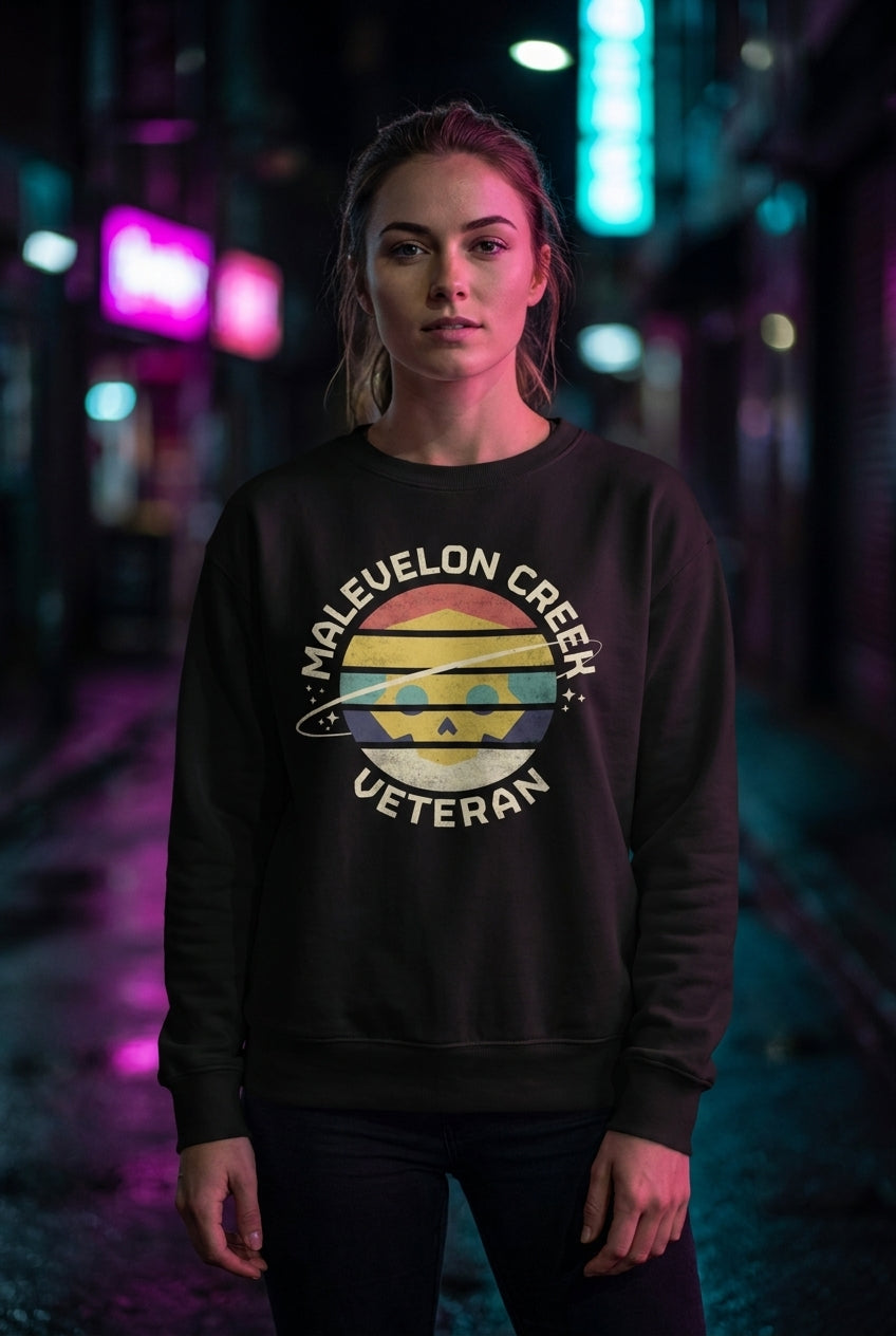 Mujer en suéter Helldivers Malevelon Creek streetwear urbano | Algoritmo