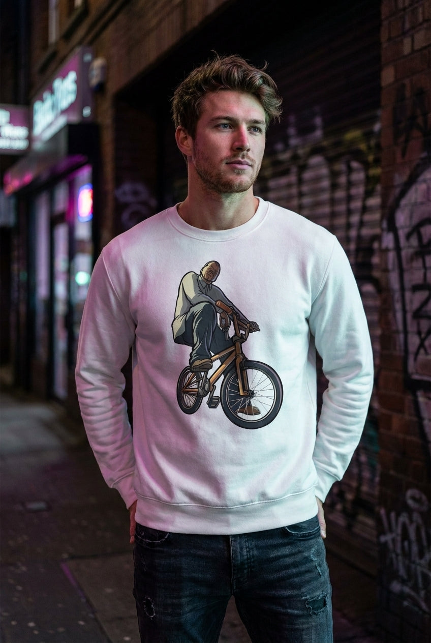 Hombre en sudadera GTA San Andreas streetwear urbano | Algoritmo
