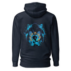 Hoodie Sonic Giant Head Gold Rings Lightning - Espalda