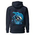 Hoodie Water Wizard Blue Dragon Splash - Espalda