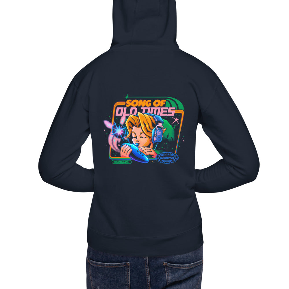 Hoodie Zelda Link Song Of Old Times - Modelo espalda A