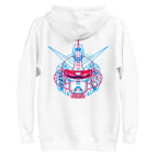 Hoodie Gundam Red Blue Double Exposure - Plano