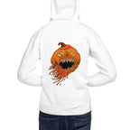 Hoodie Halloween Pumpkin Monster Four Eyes - Modelo espalda A