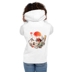 Hoodie Kiki Quiet Melody Lofi Headphones Jiji - Modelo femenina espalda