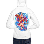Hoodie One Piece Nami Vivi Water Splash - Modelo espalda A