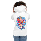 Hoodie One Piece Nami Vivi Water Splash - Modelo femenina espalda