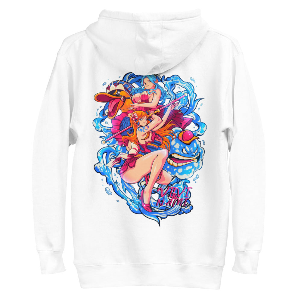 Hoodie One Piece Nami Vivi Water Splash - Plano