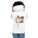 Hoodie One Piece Nico Robin Ohara Books - Modelo femenina espalda