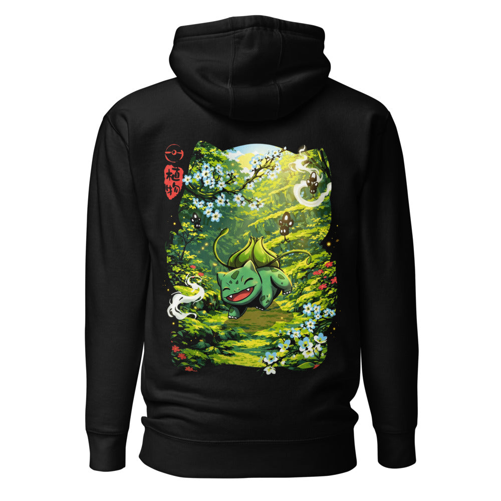 Hoodie Bulbasaur Sunlit Blossom Forest - Espalda