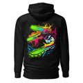 Hoodie Chainsaw Man Neon Splatter City - Espalda