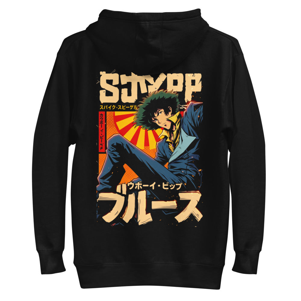 Hoodie Cowboy Bebop Spike Spiegel Katakana Blues - Plano