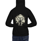 Hoodie Death Note Ryuk Ink Splatter Shinigami - Modelo espalda A