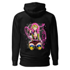 Hoodie Demon Slayer Mitsuri Kanroji Neon Pink Glow - Espalda
