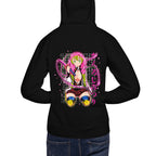 Hoodie Demon Slayer Mitsuri Kanroji Neon Pink Glow - Modelo espalda A