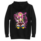 Hoodie Demon Slayer Mitsuri Kanroji Neon Pink Glow - Plano