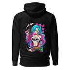 Hoodie Dragon Ball Bulma Neon Bubble Gum Jacket - Espalda