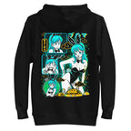Hoodie Dragon Ball Bulma Neon Panels Dragon Radar - Plano