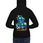 Hoodie Dragon Ball Goku Starry Night Kame House - Modelo espalda A