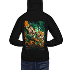 Hoodie Dragon Ball Goku Vs Broly Green Aura - Modelo espalda A