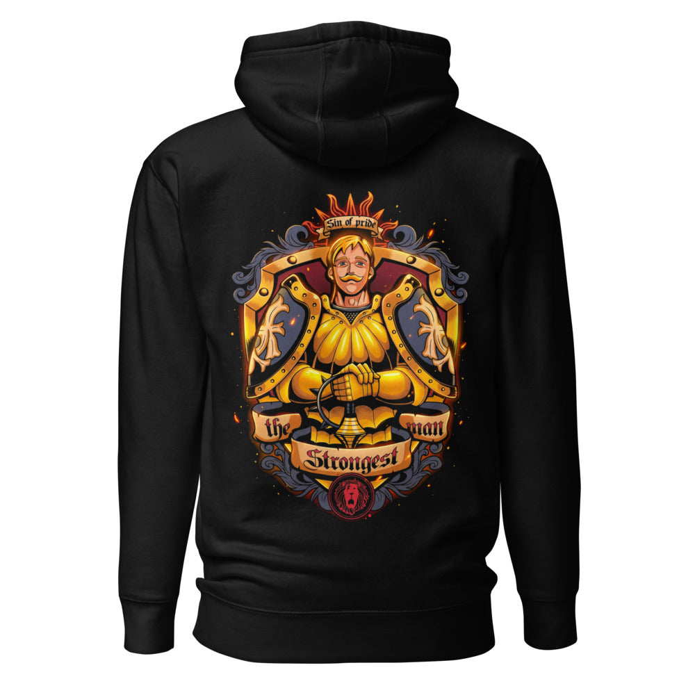 Hoodie Escanor Sin of Pride The Strongest Man - Espalda