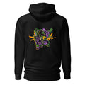 Hoodie Evangelion Unit 01 Crouching Orange Splatter - Espalda