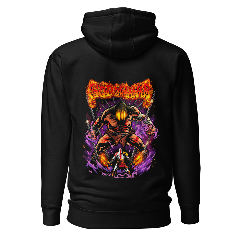 Hoodie God Of War Kratos Chained Giant - Espalda