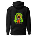 Hoodie Goku Super Saiyan Peanuts Scream Green Aura - Espalda
