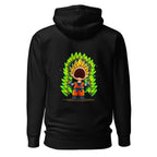 Hoodie Goku Super Saiyan Peanuts Scream Green Aura - Espalda