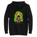 Hoodie Goku Super Saiyan Peanuts Scream Green Aura - Plano