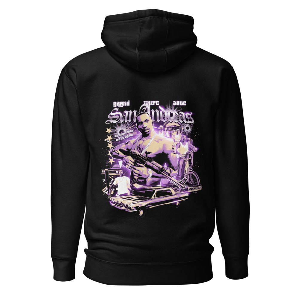 Hoodie GTA San Andreas Graffiti Lowrider - Espalda