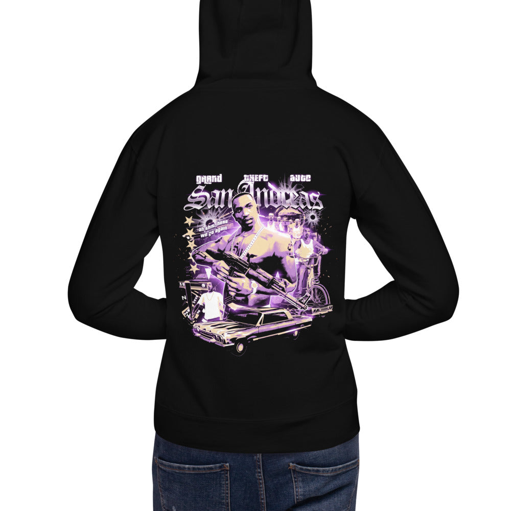 Hoodie GTA San Andreas Graffiti Lowrider - Modelo espalda A