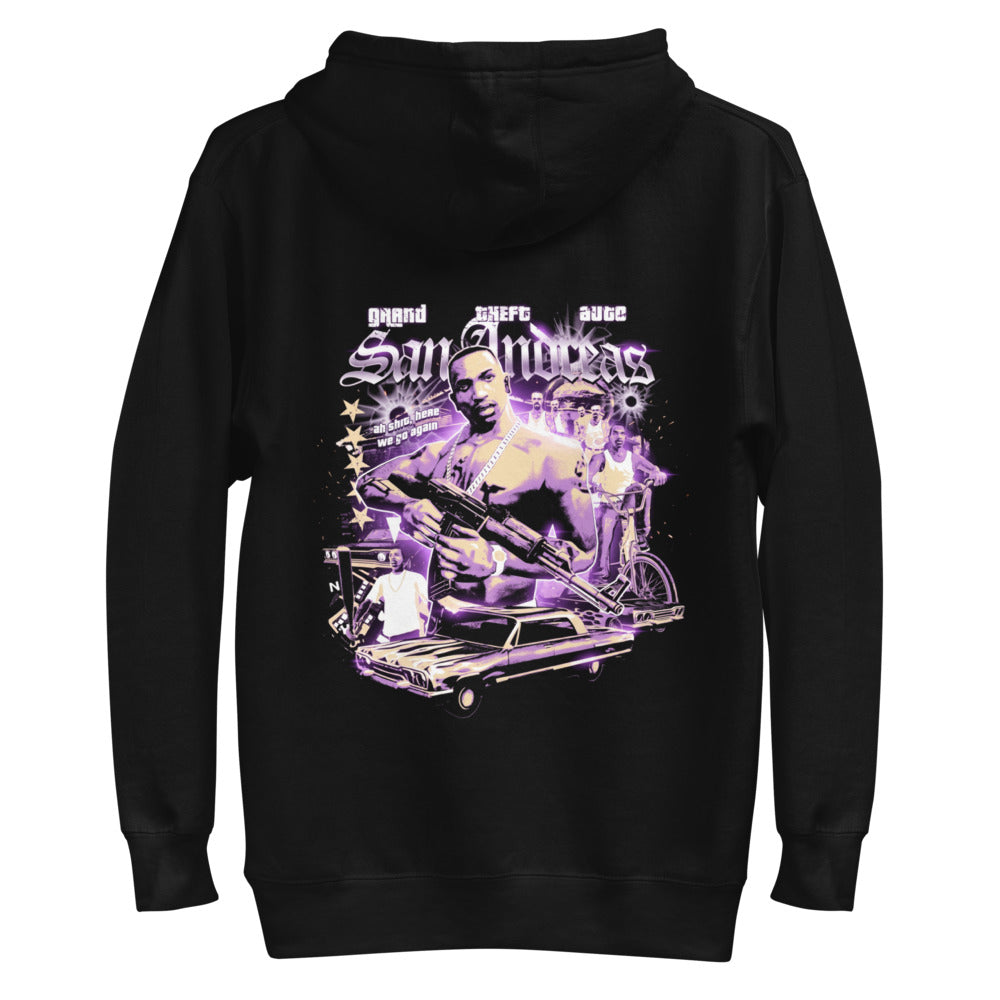 Hoodie GTA San Andreas Graffiti Lowrider - Plano
