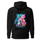 Hoodie Hatsune Miku Bocchi Back To Back Neon - Espalda