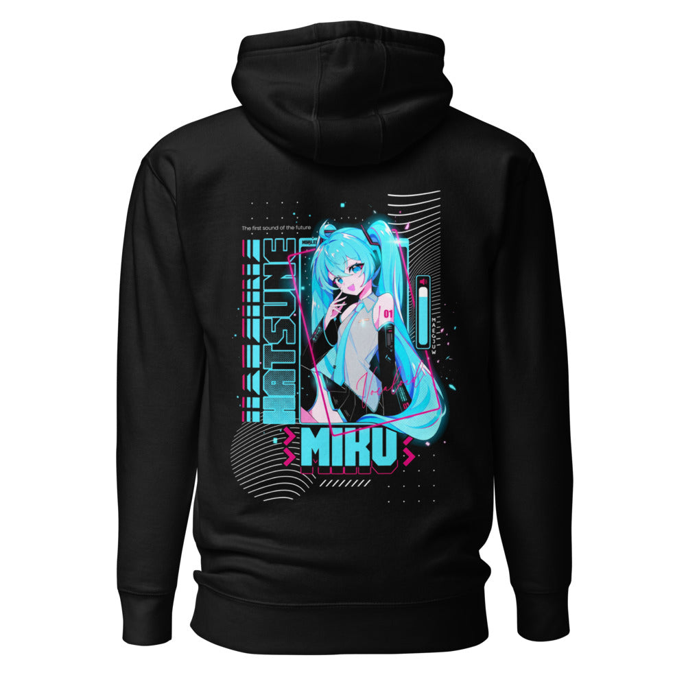 Hoodie Hatsune Miku The First Sound Of The Future - Espalda