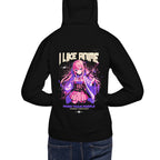 Hoodie I Like Anime More Than People - Modelo espalda A
