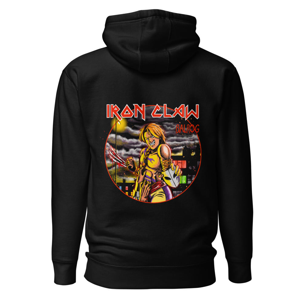 Hoodie Iron Claw Balrog Street Fighter Night Street - Espalda
