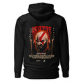 Hoodie Kratos God Of War Glowing Red Eyes - Espalda