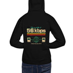Hoodie Life Was Better At 56 Kbps - Modelo espalda A