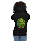 Hoodie Little Shop of Horrors Mushniks Flower Shop - Modelo femenina espalda