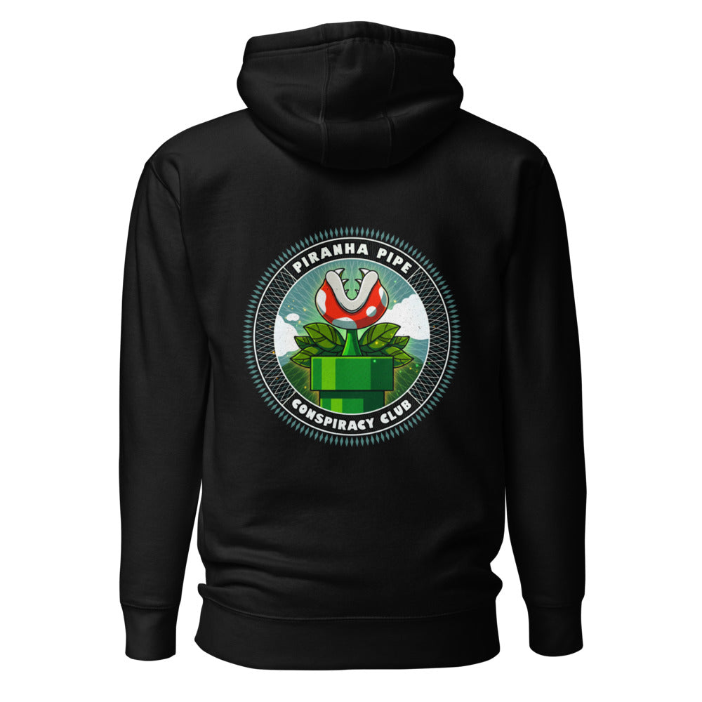Hoodie Mario Piranha Pipe Conspiracy Club - Espalda
