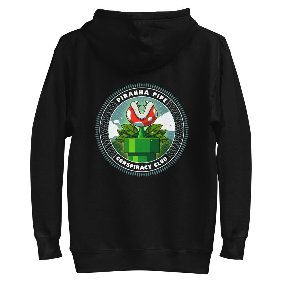 Hoodie Mario Piranha Pipe Conspiracy Club - Plano