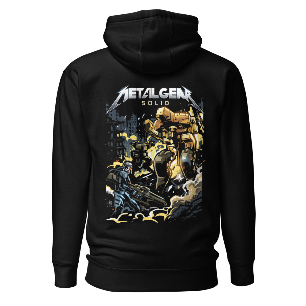 Hoodie Metal Gear Solid Snake Heavy Metal - Espalda