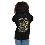 Hoodie Metal Gear Solid Snake Heavy Metal - Modelo femenina espalda