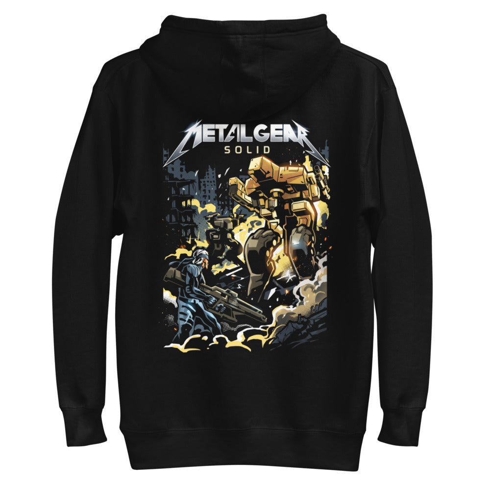 Hoodie Metal Gear Solid Snake Heavy Metal - Plano