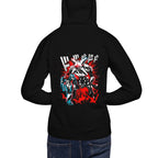 Hoodie Metroid Samus Vs EMMI Robot Katakana Burst - Modelo espalda A