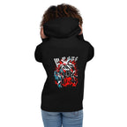 Hoodie Metroid Samus Vs EMMI Robot Katakana Burst - Modelo femenina espalda
