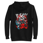 Hoodie Metroid Samus Vs EMMI Robot Katakana Burst - Plano