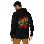 Hoodie Mortal Kombat Shao Kahn Flawless Victory - Modelo masculino espalda